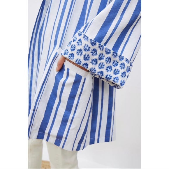 Anthropologie Seaside Striped Kimono - OS - NWT - Picture 3 of 10